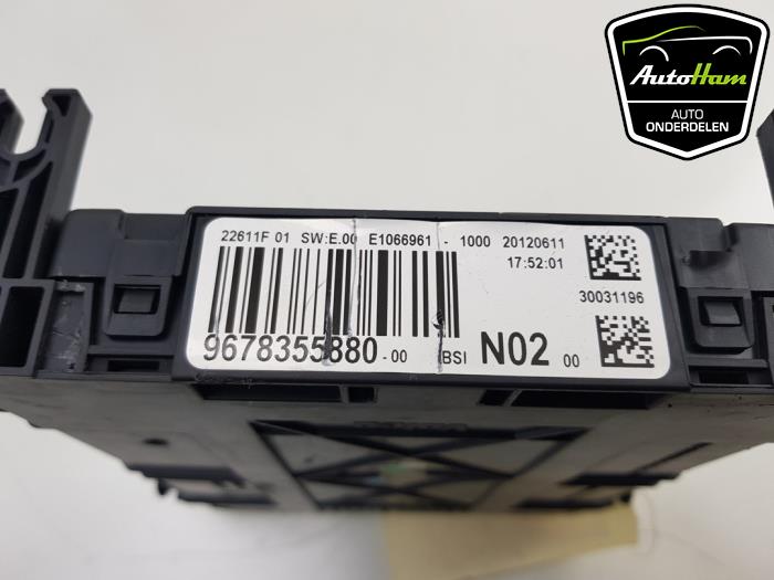 Fuse box Peugeot 208 I 1.4 16V 9678355880 VALEO AutoHam