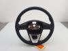 Steering wheel from a Seat Arona (KJX), 2017 1.0 TSI 12V, SUV, Petrol, 999cc, 85kW (116pk), FWD, DKRF, 2018-08 2020