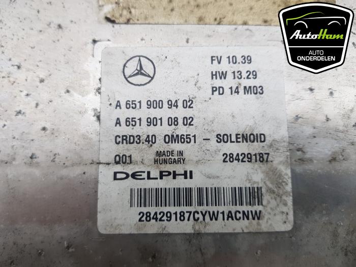 Used Engine management computer Mercedes B (W246/W242) 1.8 B-200 CDI BlueEFFICIENCY 16V Price € 145,00 Margin scheme offered by AutoHam