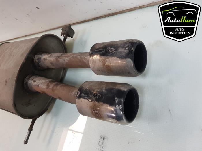 Exhaust rear silencer from a MINI Mini (R56) 1.6 16V Cooper S 2009