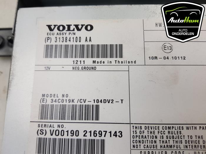 Radioverstärker van een Volvo V70 (BW) 2.0 D4 20V 2013