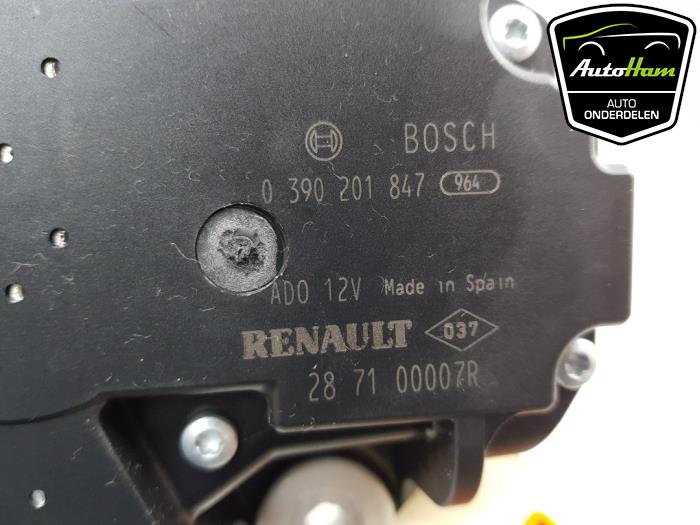 Scheibenwischermotor hinten van een Renault Megane III Grandtour (KZ) 1.5 dCi 110 2012