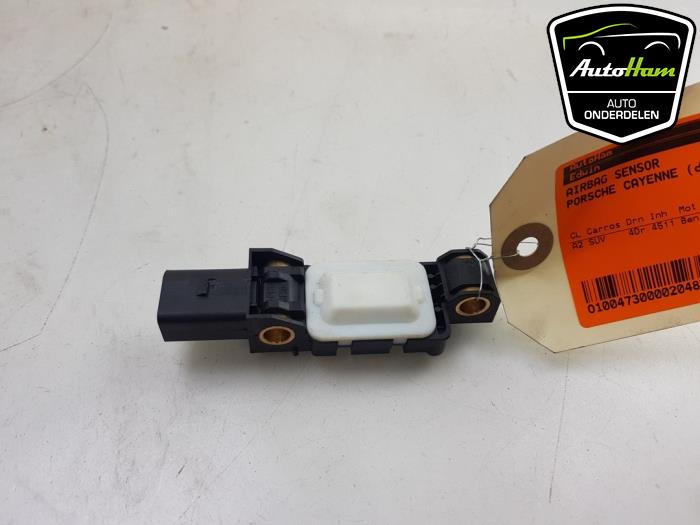 Begagnade Airbagsensor Porsche Cayenne (9PA) 4.5 V8 32V Turbo Pris € 20,00 Marginaltabell erbjuds av AutoHam