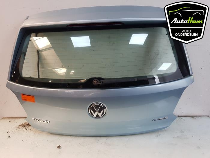 Tailgate from a Volkswagen Polo V (6R) 1.2 TDI 12V BlueMotion 2010
