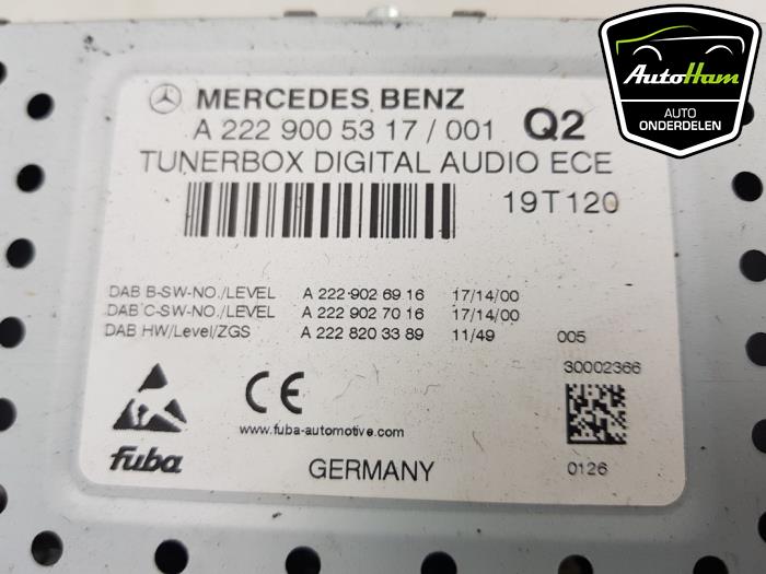 Unité de contrôle Multimedia d'un Mercedes-Benz GLC (X253) 2.0 250 16V 4-Matic 2019