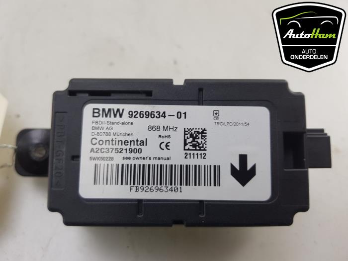 Alarm module from a BMW 3 serie (F30) 320d 2.0 16V EfficientDynamicsEdition 2012