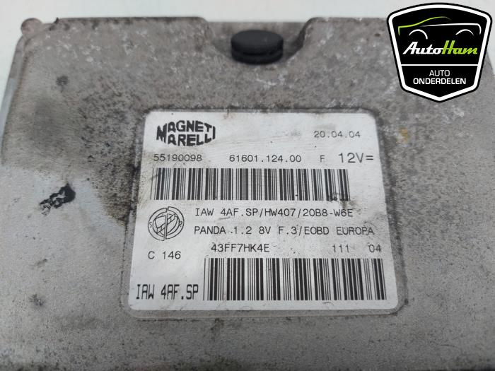 Engine management computer from a Fiat Panda (169) 1.2 Fire 2004