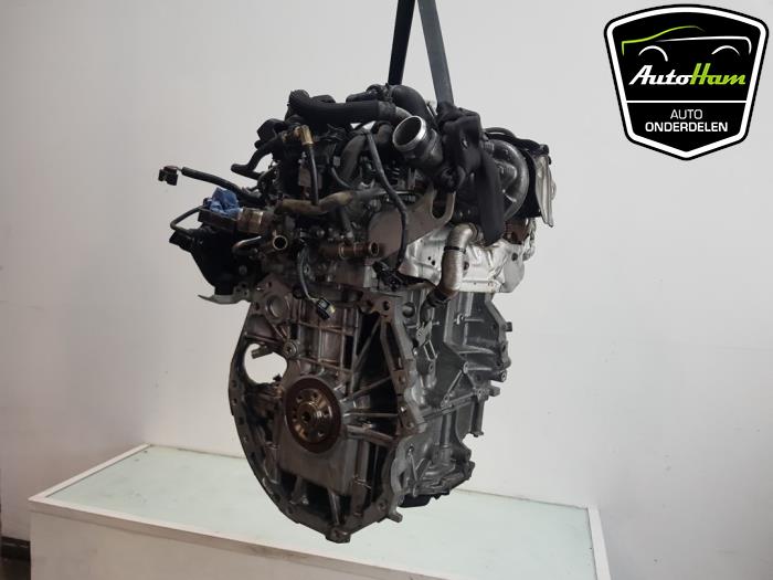 Motor van een Renault Clio IV (5R) 1.6 Turbo 16V RS 200 EDC 2014