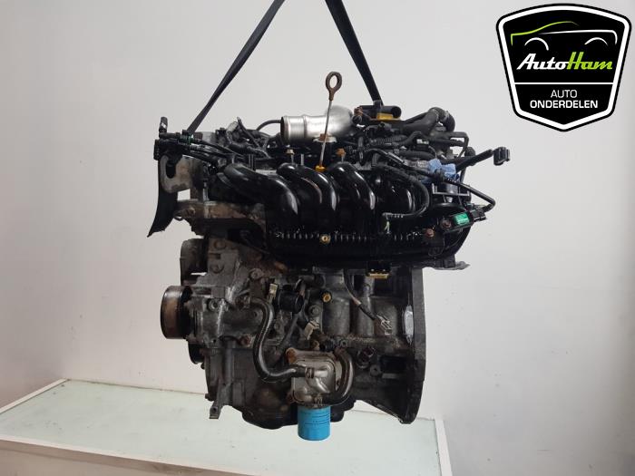Motor van een Renault Clio IV (5R) 1.6 Turbo 16V RS 200 EDC 2014