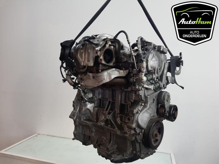 Motor van een Renault Clio IV (5R) 1.6 Turbo 16V RS 200 EDC 2014