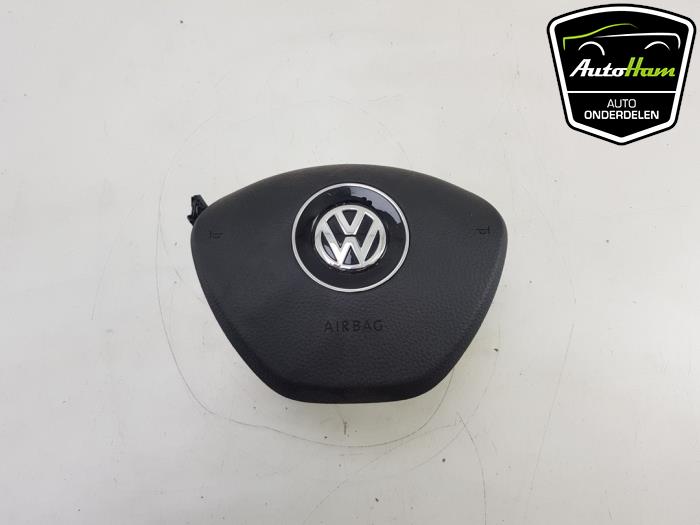 Left airbag (steering wheel) from a Volkswagen Polo VI (AW1) 1.0 MPI 12V 2019