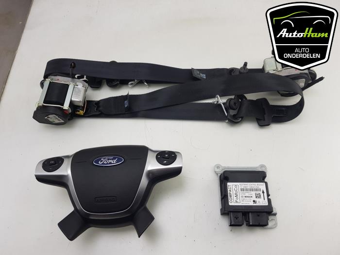 Kit+module airbag d'un Ford C-Max (DXA) 1.0 Ti-VCT EcoBoost 12V 100 2015