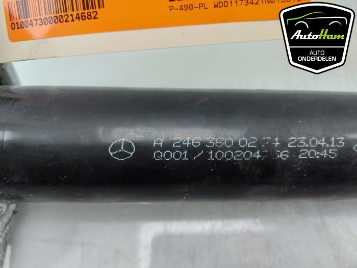Intermediate shaft from a Mercedes-Benz CLA (117.3) 1.6 CLA-180 16V 2013