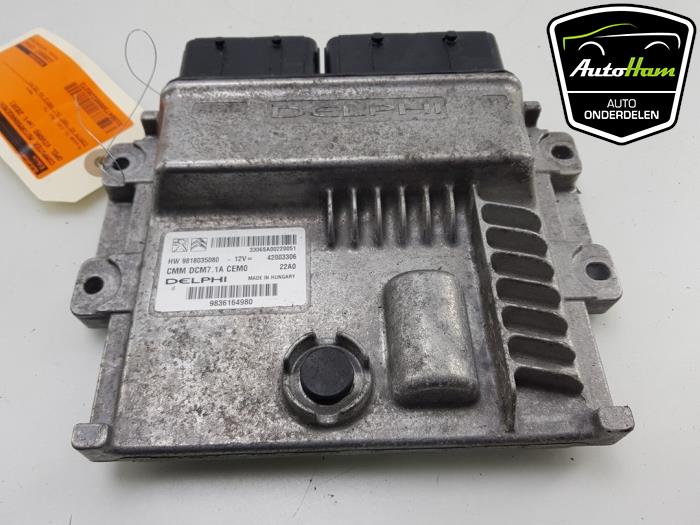 Engine management computer Opel Vivaro 2.0 CDTI 177 9818035080 D20DTR