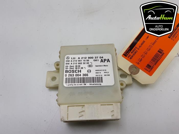 Begagnade PDC-modul Mercedes E (R207) E-350 CDI V6 24V Pris € 40,00 Marginaltabell erbjuds av AutoHam