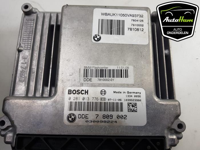 Used Engine management computer BMW 1 serie (E81) 123d 16V . Price € 125,00 Margin scheme offered by AutoHam