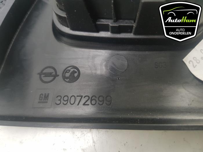 Armaturenbrett Teil van een Opel Adam 1.4 16V Ecoflex, Ecotec LPG 2016