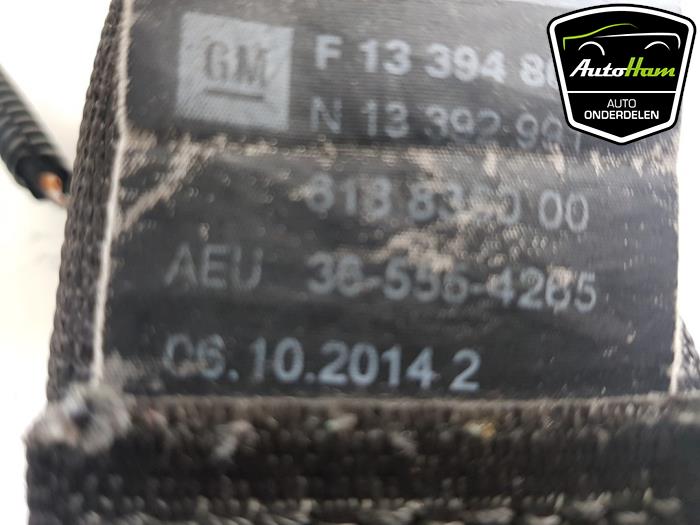 Sicherheitsgurt rechts vorne van een Opel Zafira Tourer (P12) 2.0 CDTI 16V 130 Ecotec 2015