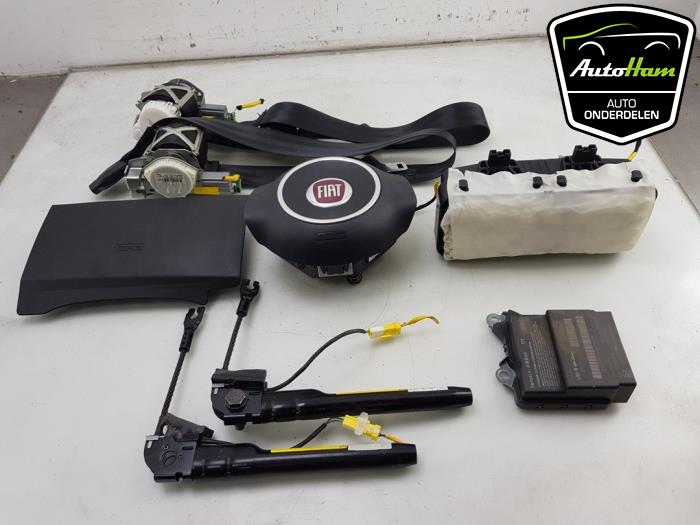 Airbag set+module Fiat 500 0.9 TwinAir 85 07354528060 AutoHam