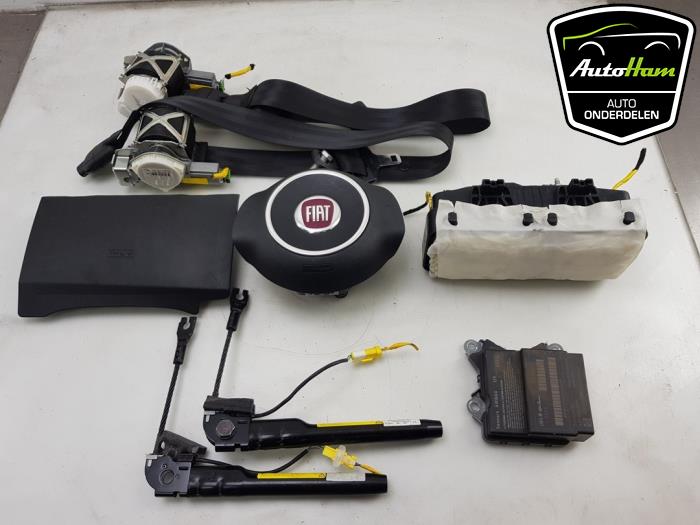 Airbag set+module Fiat 500 0.9 TwinAir 85 07354528060 AutoHam