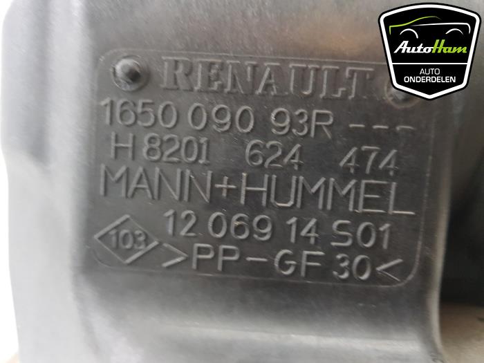 Cuerpo de filtro de aire de un Renault Kangoo/Grand Kangoo (KW) 1.2 16V TCE 2018