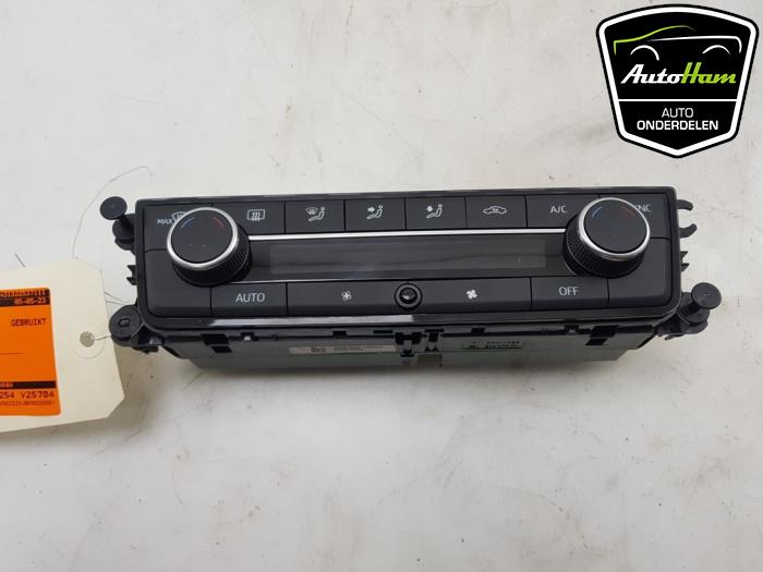 Heater control panel from a Seat Ibiza V (KJB) 1.0 TSI 12V 2022