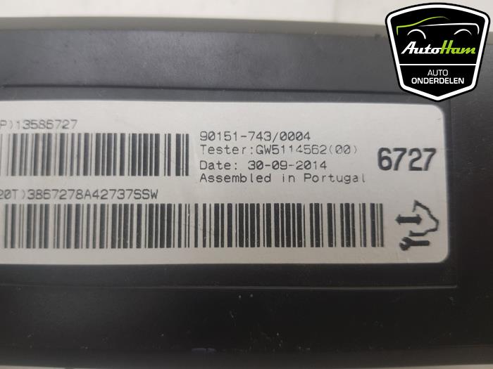 Sterownik nagrzewnicy z Opel Zafira Tourer (P12) 2.0 CDTI 16V 130 Ecotec 2015
