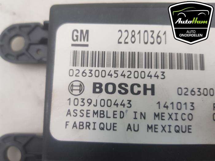 Module PDC d'un Opel Zafira Tourer (P12) 2.0 CDTI 16V 130 Ecotec 2015