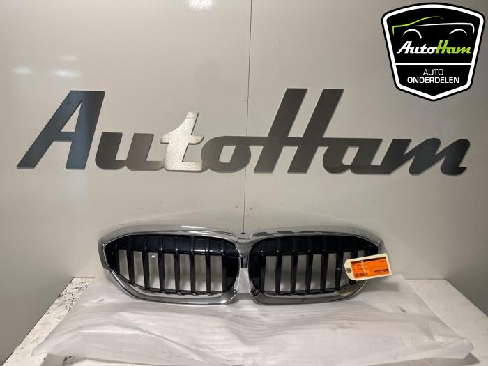 Grille from a BMW 3 serie (G20) 316d 2.0 TwinPower Turbo 16V Hybrid Drive 2021