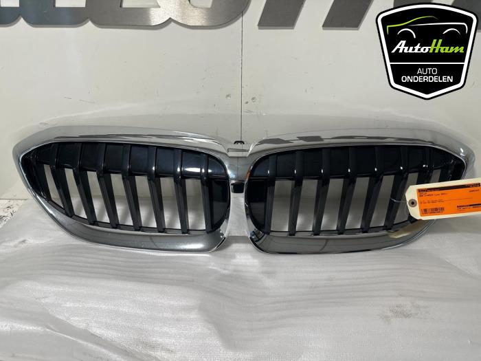 Grille from a BMW 3 serie (G20) 316d 2.0 TwinPower Turbo 16V Hybrid Drive 2021