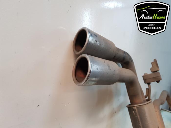 Exhaust rear silencer from a Audi A3 Limousine (8VS/8VM) 2.0 TDI 16V 2015