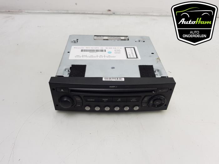 Radio/Lecteur CD d'un Peugeot 3008 I (0U/HU) 1.6 16V THP 150 2010