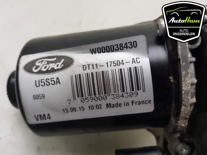 Wiper motor + mechanism from a Ford Transit Connect (PJ2) 1.6 TDCi 16V 95 2015