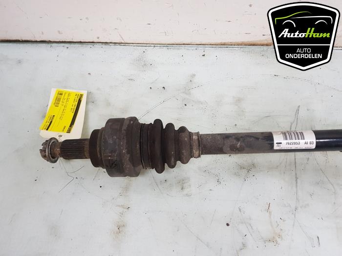 Drive shaft, rear left from a BMW 3 serie (F30) 330e 2017