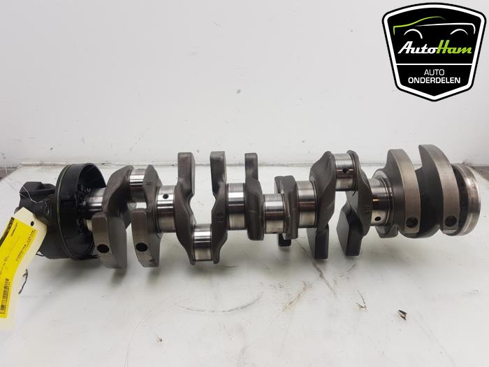 Crankshaft from a Volvo V60 I (FW/GW) 2.4 D6 20V Plug-in Hybrid AWD 2014