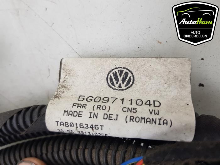 Zestaw czujników parkowania z Volkswagen Golf VII (AUA) 1.4 GTE 16V 2015