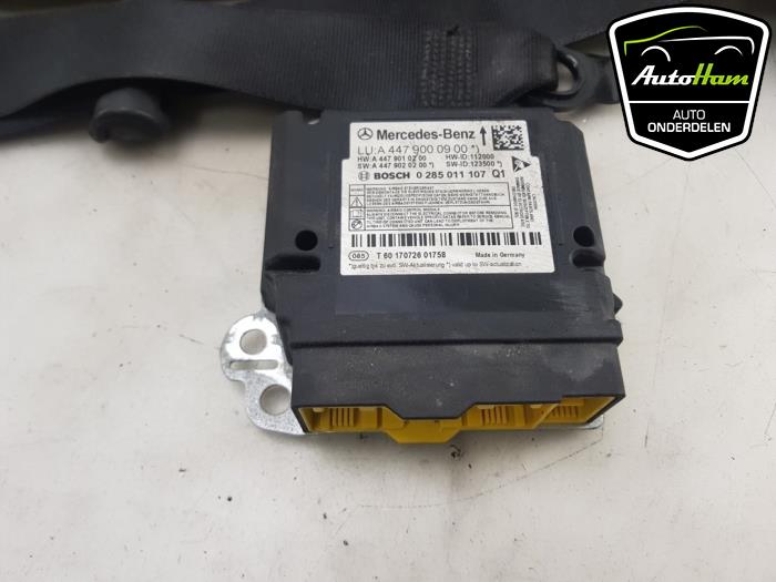 Airbag set+module Mercedes Vito 1.6 109 CDI 16V A0008601402