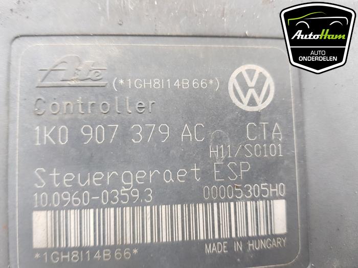 Bloc ABS d'un Volkswagen Touran (1T1/T2) 1.4 16V TSI 140 2008