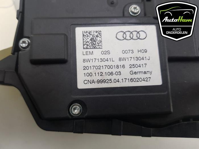 Levier de sélection automatique d'un Audi A4 Avant (B9) 3.0 TDI V6 24V 2017