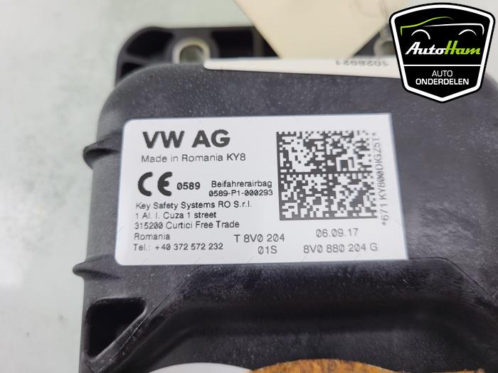 Poduszka powietrzna prawa (deska rozdzielcza) z Volkswagen Golf VII (AUA) 2.0 GTI 16V Performance Package 2017