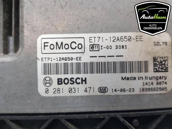 Engine management computer from a Ford Transit Courier 1.6 TDCi 2014