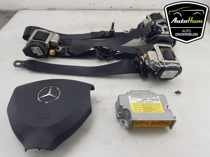Airbag Set+Modul van een Mercedes-Benz A (W169) 1.7 A-170 5-Drs. 2007