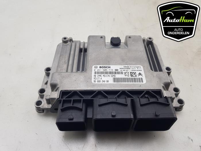 Used Engine management computer Peugeot 3008 I (0U/HU) 1.6 VTI 16V Price € 70,00 Margin scheme offered by AutoHam
