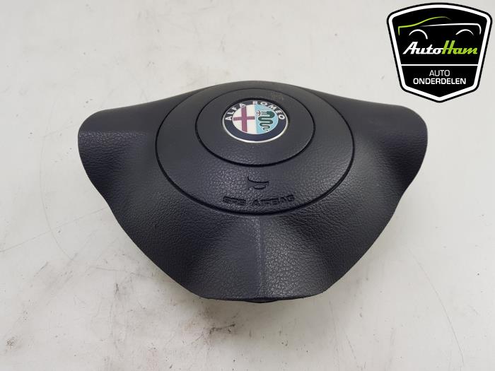 Left airbag (steering wheel) from a Alfa Romeo 147 (937) 2.0 Twin Spark 16V 2008