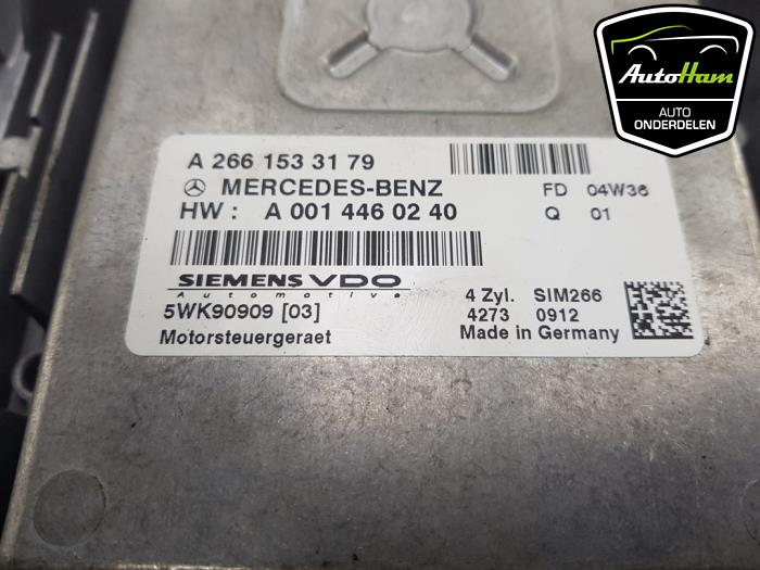 Engine management computer from a Mercedes-Benz A (W169) 1.7 A-170 5-Drs. 2005