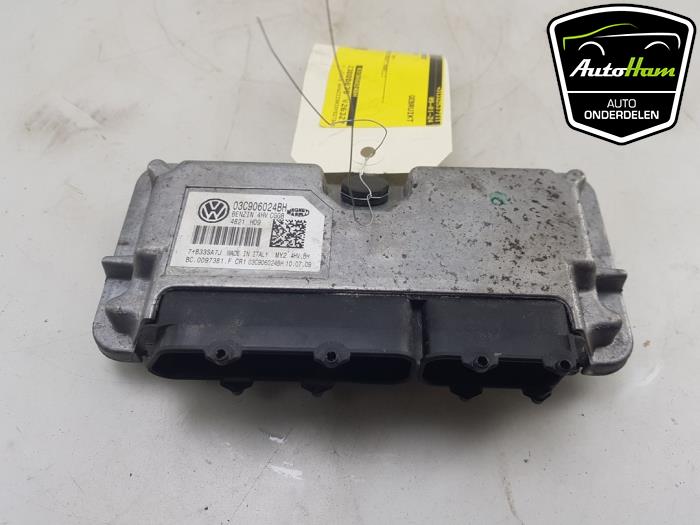 Used Engine management computer Volkswagen Polo V (6R) 1.4 16V Price € 40,00 Margin scheme offered by AutoHam