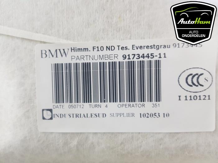 Tapizado superior de un BMW 5 serie (F10) 520i 16V 2012