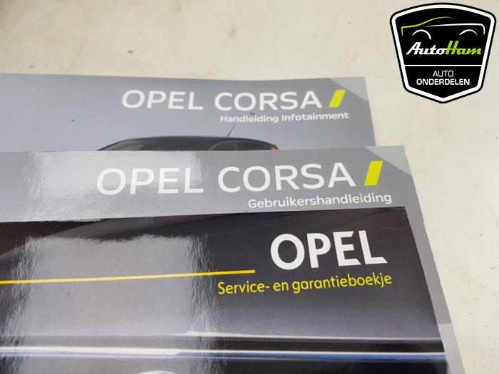 Instruction Booklet from a Opel Corsa F (UB/UH/UP) 1.2 12V 75 2022