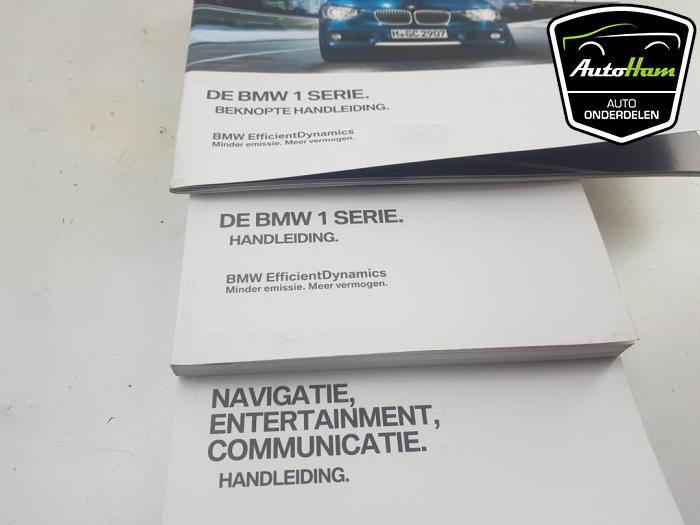 Instruction Booklet from a BMW 1 serie (F21) 114i 1.6 16V 2013