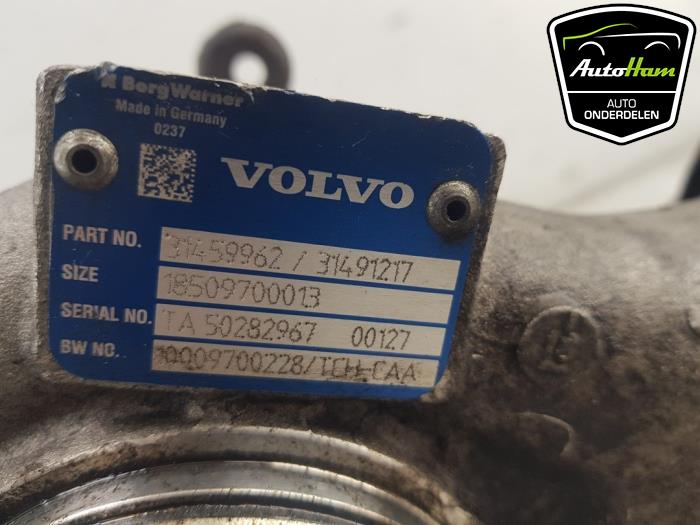 Turbo d'un Volvo V40 (MV) 2.0 D4 16V 2014